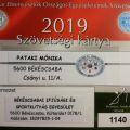 Szövetségi kártya 2019
