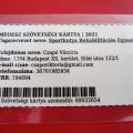 Meosz szövetségi kártya