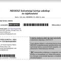 MEOESZ kártya 2024